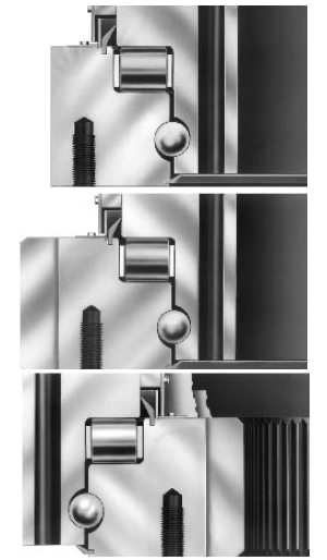 Roller/Ball combination slewing rings